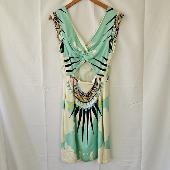 Mara Hoffman Retrospective Geometric Cut Out Mini Dress Size 6 Women's - Picture 5 of 16